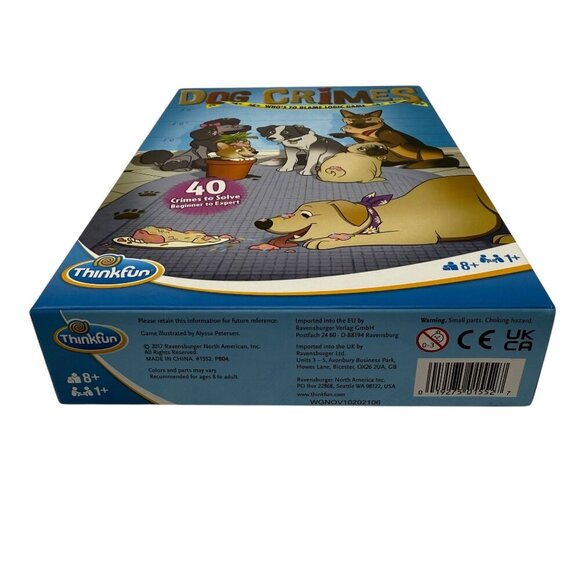ThinkFun Dog Crimes Logic Game Critical Thinking Brain Challenge Cognitive skill - Picture 6 of 9
